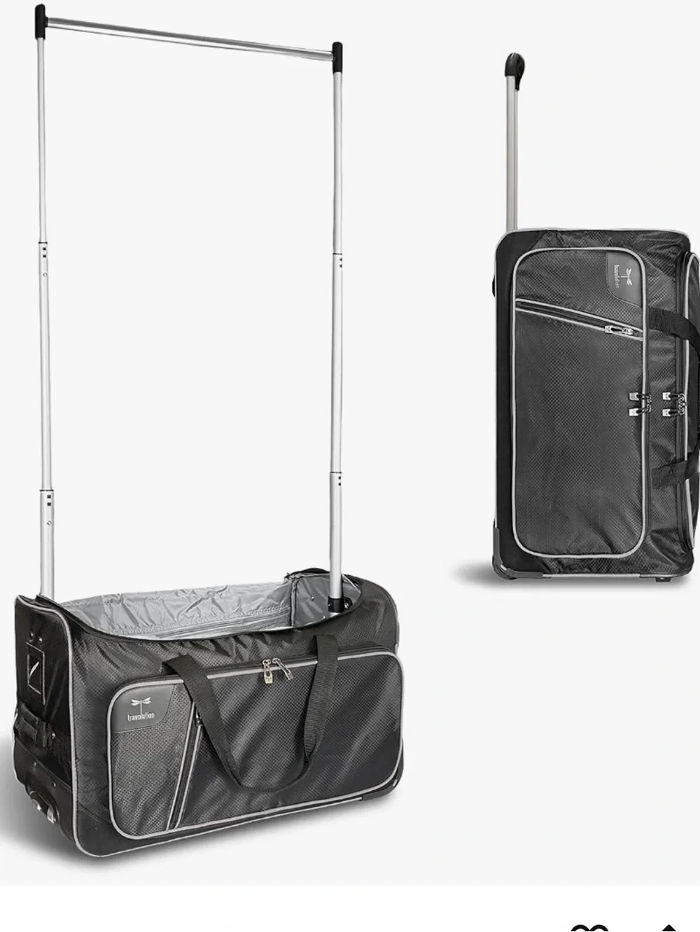 $200 dance travel closet rack moving temporary dance sports suitcase duffle